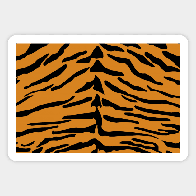 Tiger Animal Print Sticker by AnimalPatterns